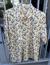 Vintage Reyn Spooner Regency Cotton Lawn Hawaiian Sail Shirt Button Down Size XL