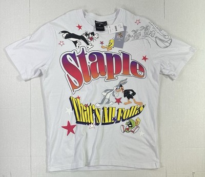 Looney Tunes Staple What s Up Folks Graphic T-Shirt NWT Men s Medium