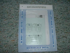 Microscale decals N 60-4240 Pacific Fruit Express early ice reefers overland A74