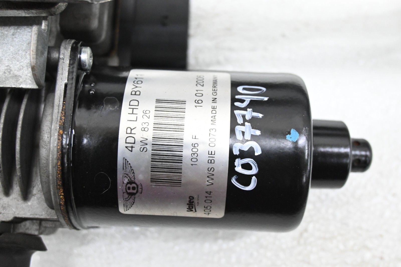 ⭐ 03-12 Bentley Continental Windshield Wiper Blade Motor System Link Oem