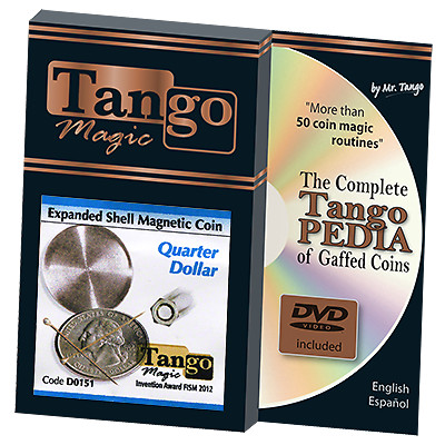 Expanded Shell Quarter Magnetic (D0151) by Tango - Trick