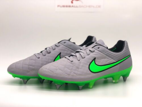 Nike Tiempo Legend V Sg Pro gris vert 38,5 US 6 UK 5,5 crampons chaussures de football - Photo 1 sur 3