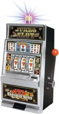 Casino Slot Machine Toy Las Vegas Sounds Flashing Lights Lucky Seven Jackpot