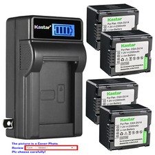 Kastar Battery LCD Wall Charger for HITACHI DZ-BP14S DZ-GX20 DZ-GX20A DZ-GX20E
