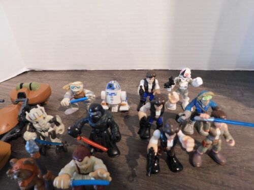 Galactic Heroes Lot - Speeder, Vader, Kylo Ren, Han Solo, Ewok and more - Picture 2 of 3
