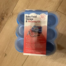 Kiddie Bobs Baby Food Storage & Weaning Make Your Own Baby Food Containers