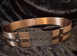 Vintage Statement MCM Mid Century Renoir Copper Basketweave Belt Renoir Copper Belt | eBay main image 3