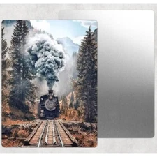 Train Woods train Track Vintage Retro Tin Sign Door Home Wall Decor Metal