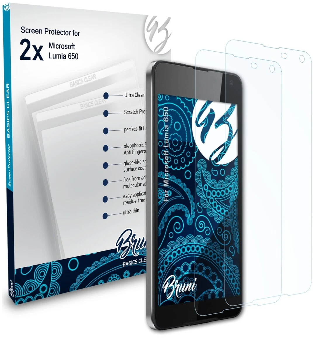Custodia in pelle Microsoft Lumia 650