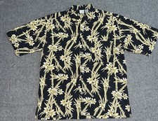 Vintage Ocean Pacific Hawaiian Shirt Men  s Medium OP SPORT Floral Button Up