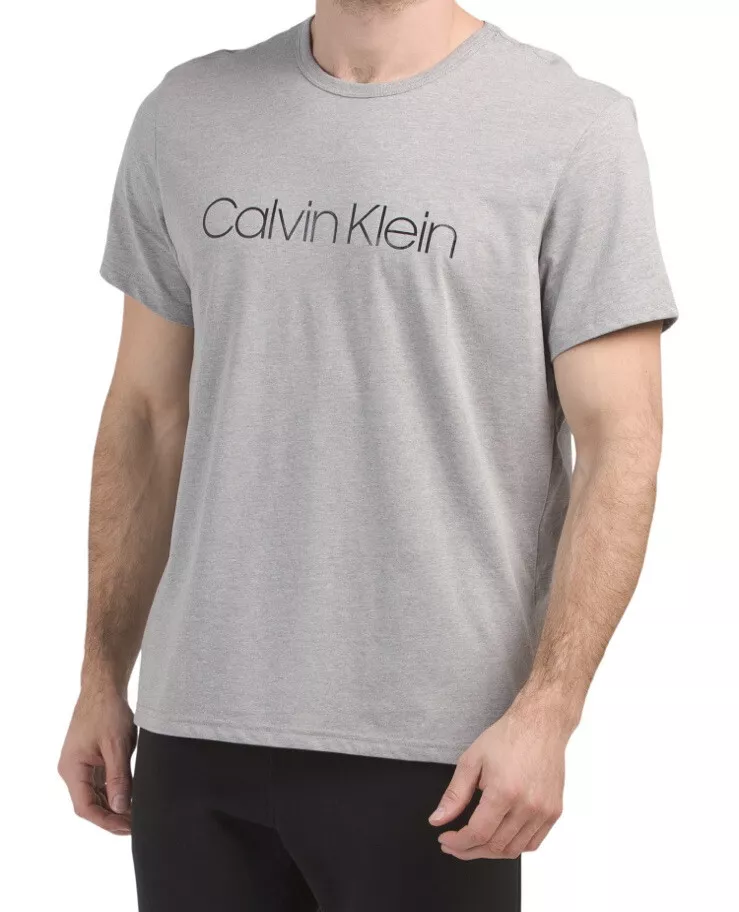 CALVIN KLEIN Men's Chill Short Sleeve Tee Size L- Grey T-Shirt