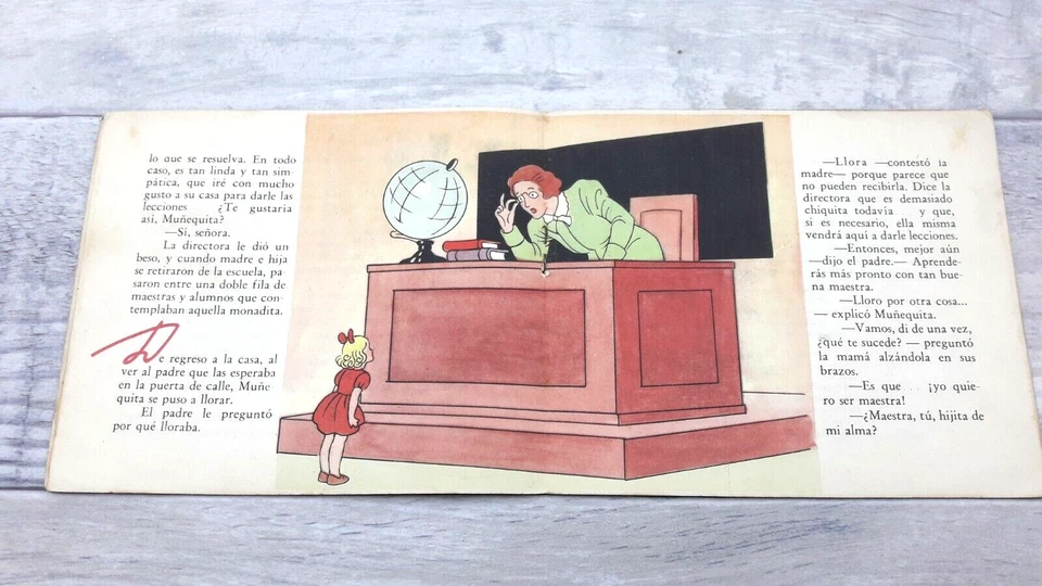 Lot 2 Vtg 1940s Constancio C. Vigil Mini Children's Books Fairy Tales Argentina - Image 4 of 4