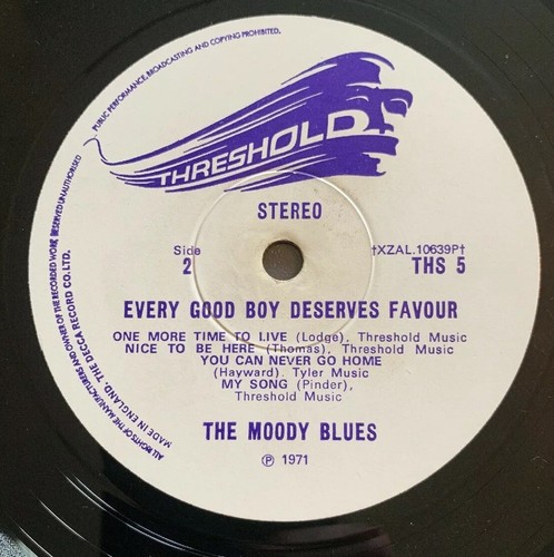 THE MOODY BLUES - EVERY GOOD BOY DESERVES - GF VINYL LP - THRESHOLD THS 5 - 1971 - Imagen 4 de 4