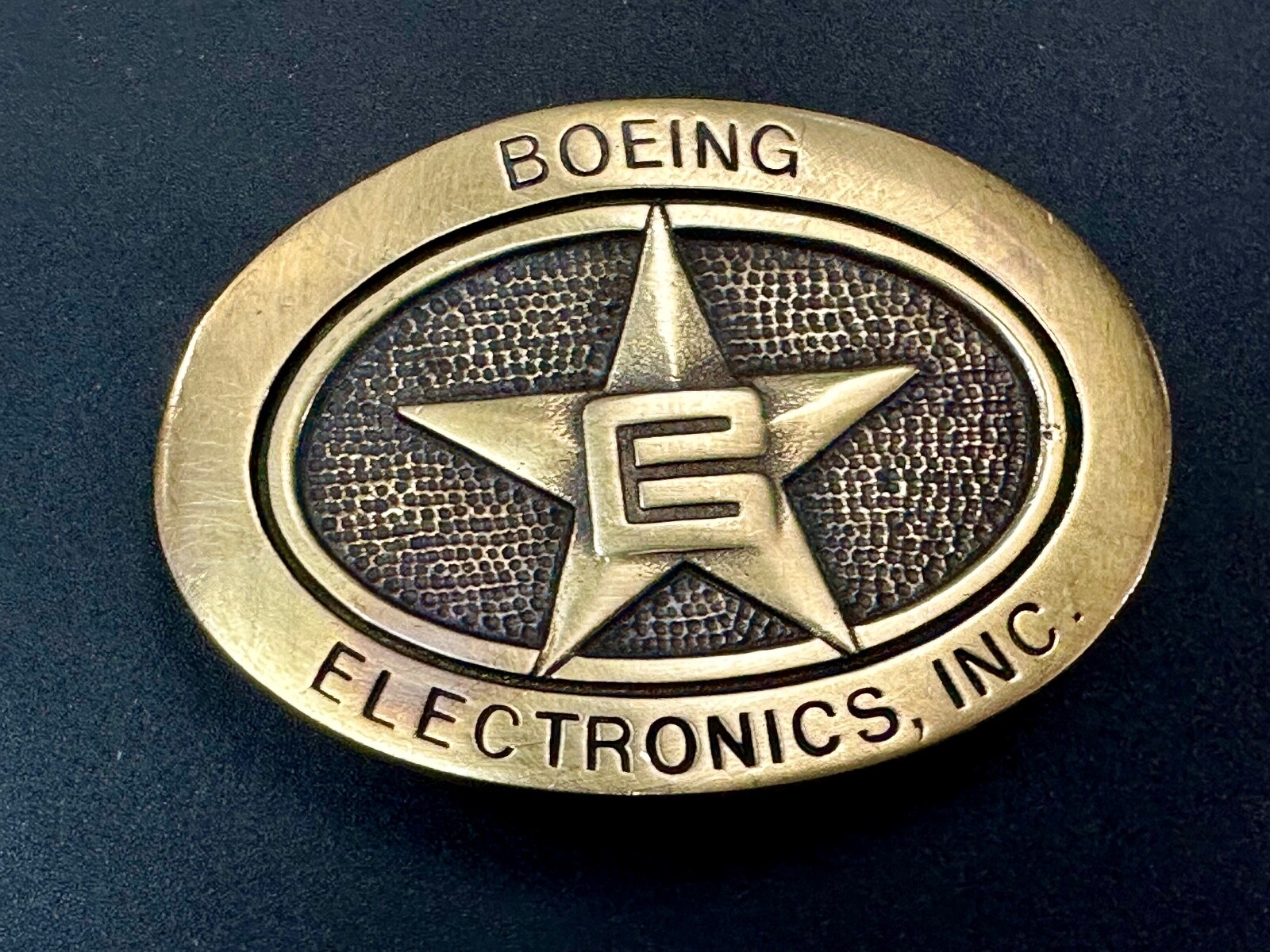Vintage Boeing Electronics Inc Solid Brass Bts 19… - image 13