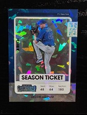 Jacob deGrom - 2021 Panini Contenders #28 - Cracked Ice /23 - Season Ticket