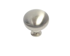 Satin Nickel Brushed Nickel Round 1 1/4" 32mm Kitchen Bathroom Cabinet Knobs