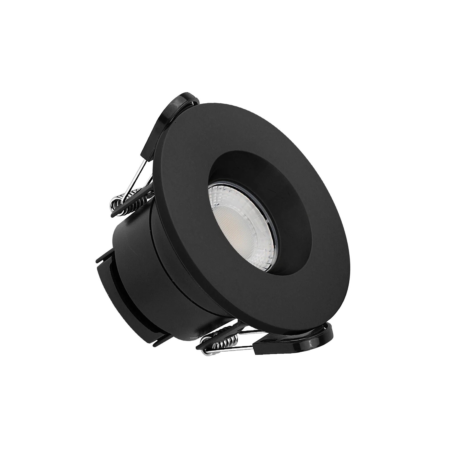 Fire Rated CCT LED Dimmable Downlight Bathroom Spotlights IP65 Black