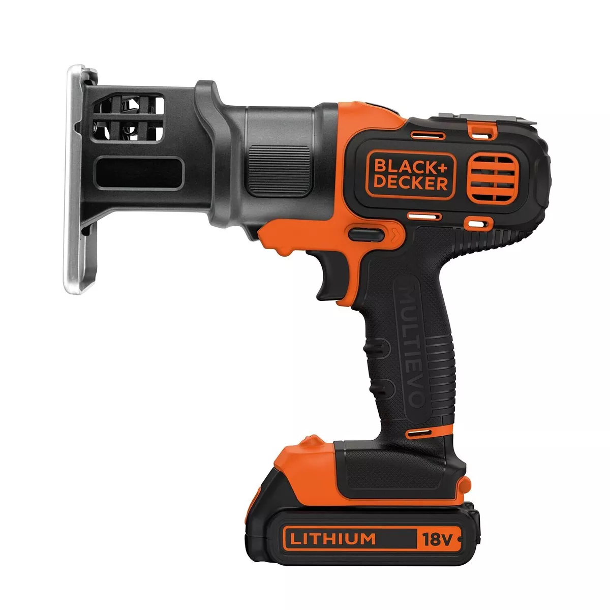 BLACK DECKER MTJS1 XJ Multi Evo Attachment Jigsaw Black and Silver 6 Pieces