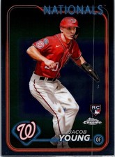2024 Topps Chrome Rookie Card #264 - Jacob Young - Nationals RC!. rookie card picture