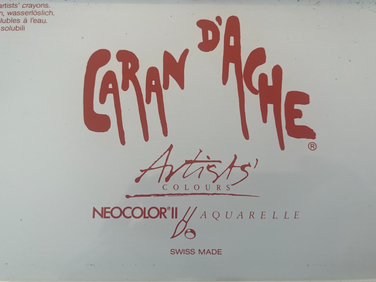 2 Packs Caran d'Ache Neocolor II Classic Aquarelle Water-Soluble Crayons + BONUS