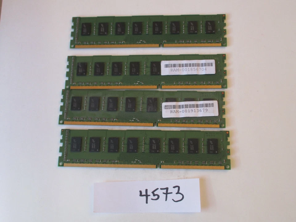 Micron 4x2Gb=8Gb PC3-10600 1333Mhz DDR3 Desktop Memory RAM (4573) - Image 2 of 2