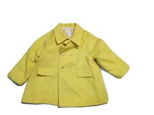 Vintage Girls Jacket 2-3 T Yellow Canvas weather tamer
