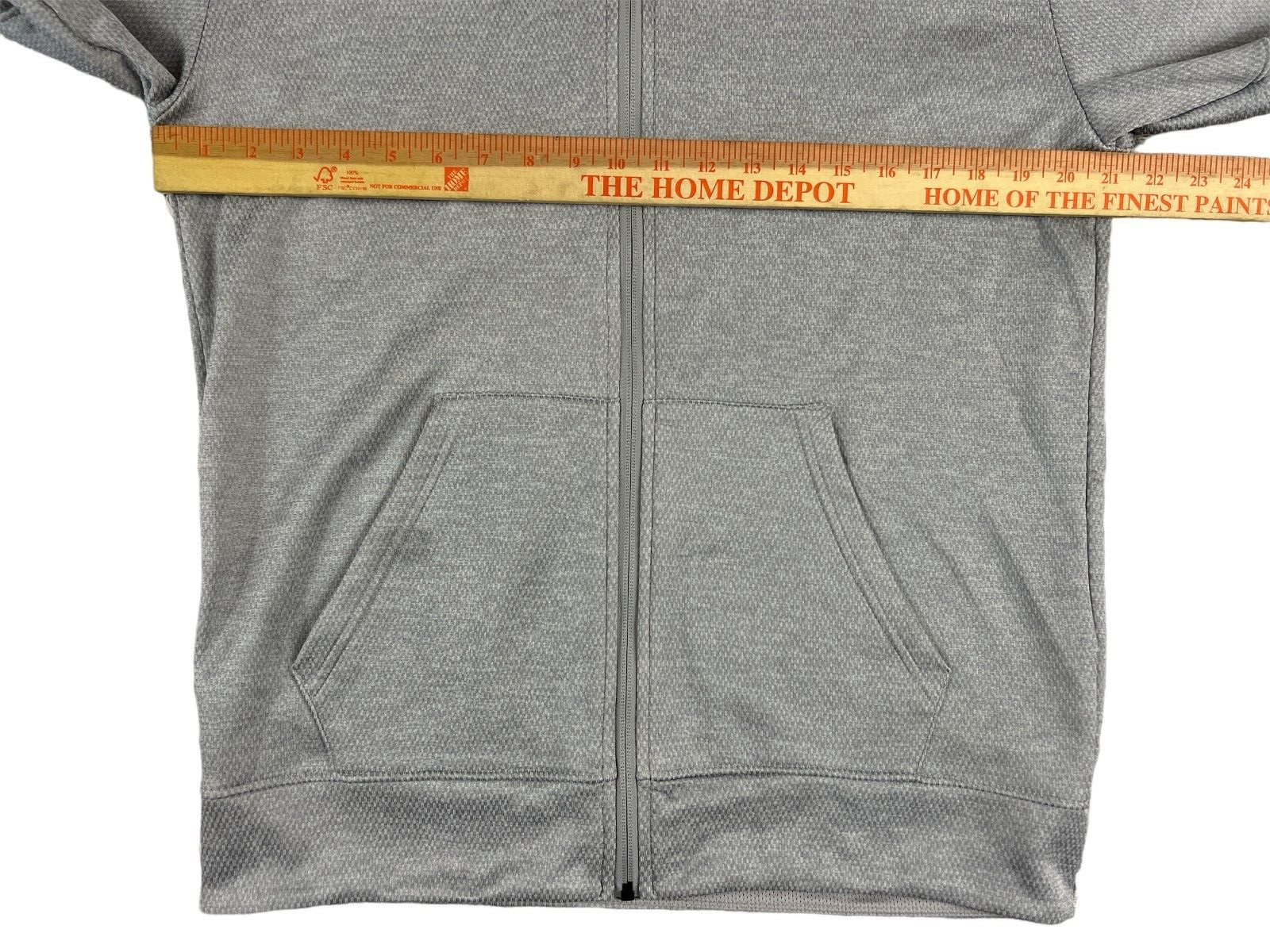 Adidas Climawarm Gray Zip Up Basic Jacket Size Me… - image 6