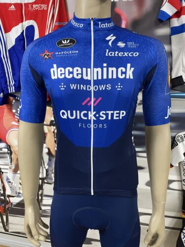 Quickstep Deceuninck Team issue jersey Medium 36-38" Lycra sleeve - Picture 1 of 7