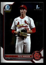 QTY Pete Hansen 2022 Bowman Draft Chrome #BDC-128