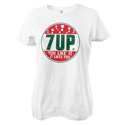 Offiziell Lizenziert 7UP - Retro You Like It Damen T-Shirt