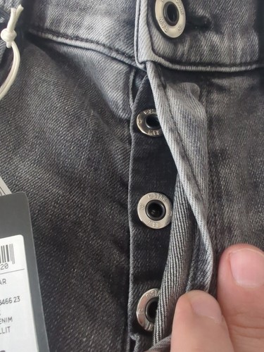 G-STAR RAW Mens 3301 TAPERED Jean Pant Grey 31W 36L - Picture 6 of 22