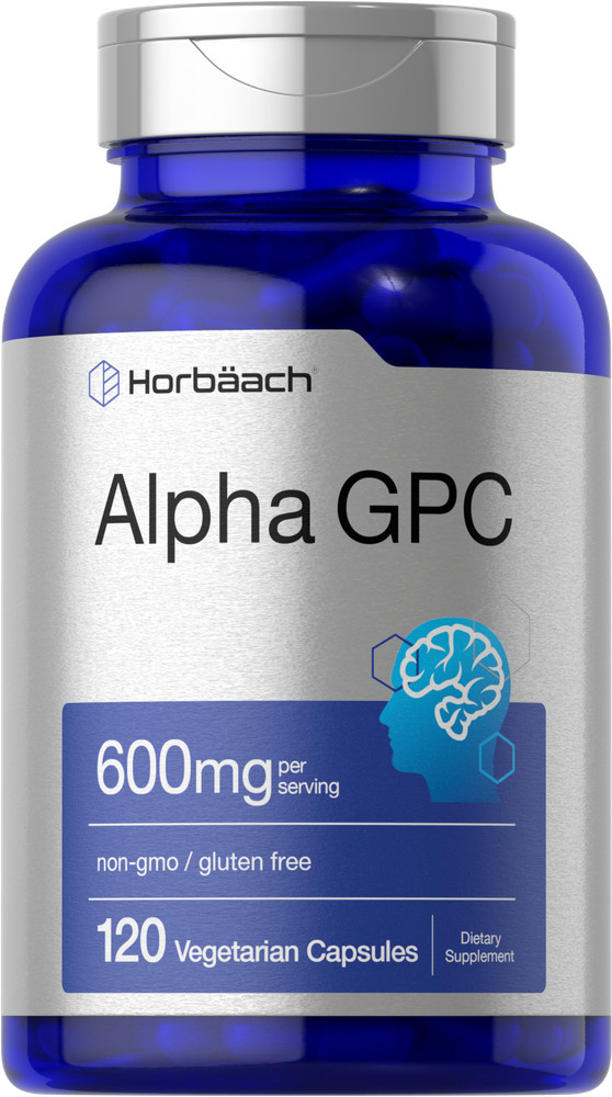 Alpha GPC 600 мг | 120 капсул | Вегетарианский, без ГМО и глютена | от Horbaach