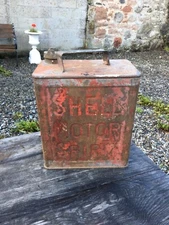 Vintage Shell Motor Spirit Petrol Can