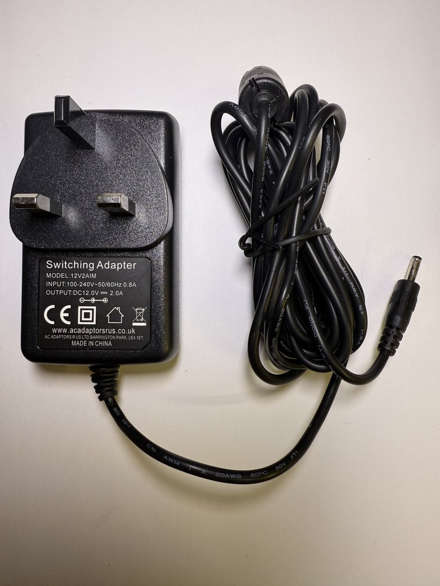 Replacement 12V 2A AC-DC Adaptor Power Supply x