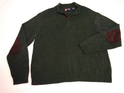 chaps green sweater