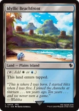 NM Idyllic Beachfront, MTG, Final Fantasy Commander, Magic the Gathering, 404