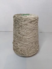 Silk City Fibers Rayon Cone Yarn Chenille Luxury 1300 YPP Cone FAWN 1.34lbs