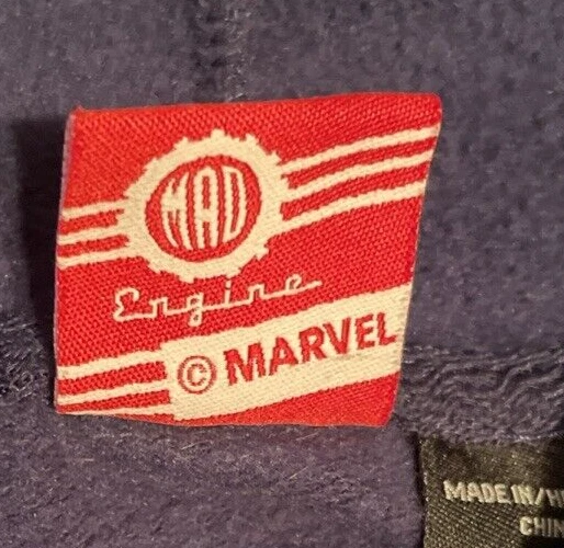 Mad Engine Marvel Hoodie Sweatshirt Captain America Costume Mask Youth Size S/C - Image 3 of 4