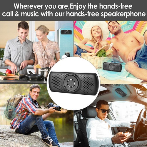Manos libres profesional coche Bluetooth 4.2 manos libres visera coche! - Imagen 4 de 18