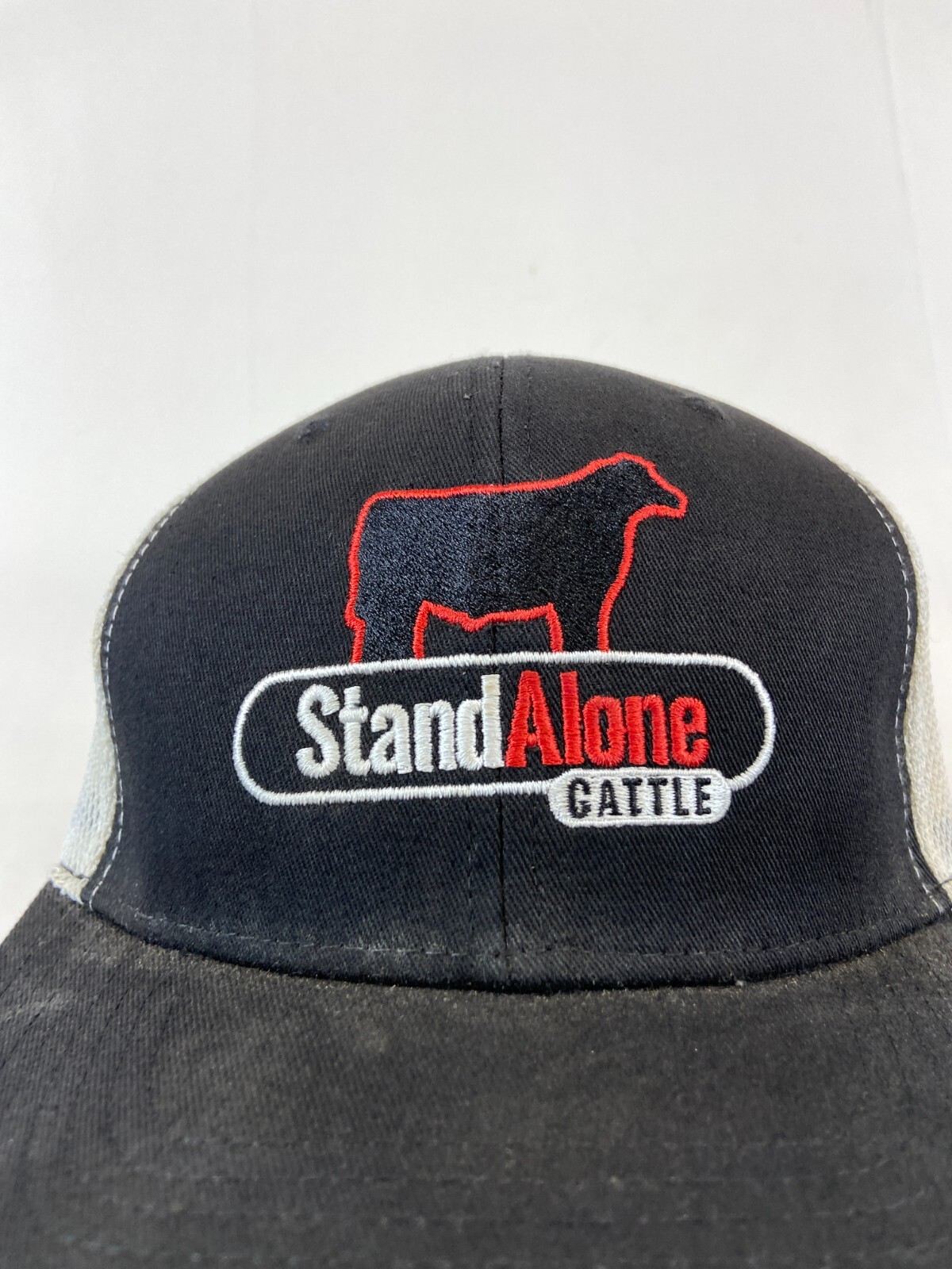 Stand Alone Cattle Baseball Cap Snapback Hat Mesh… - image 2