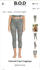 B.O.D Leggings Working Out worn once medium cheetah print, high waisted