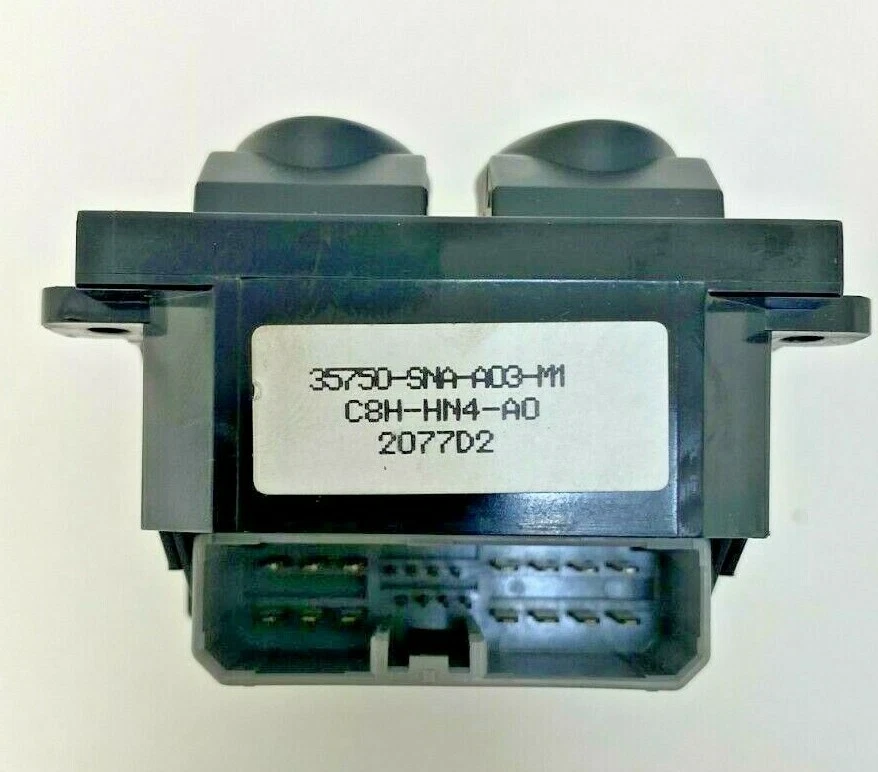 Interruptor de ventana eléctrica delantero izquierdo HONDA OEM DWS1739 NUEVO Foto 2 de 4