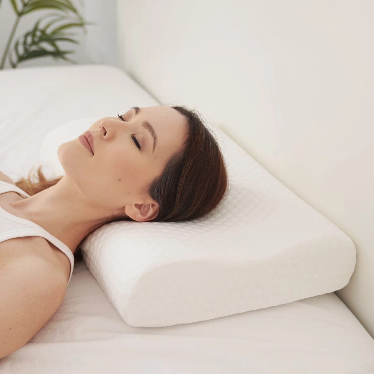 Memory Foam Orthopaedic Comfort Pillow With Removable Soft Cover