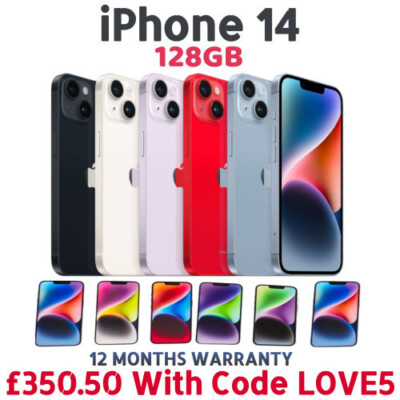 Apple iPhone 14 Unlocked 128GB - All Colours 5G Pristine A+ Apple iPhone 14 Unlocked 128GB - All Colours 5G Pristine A+