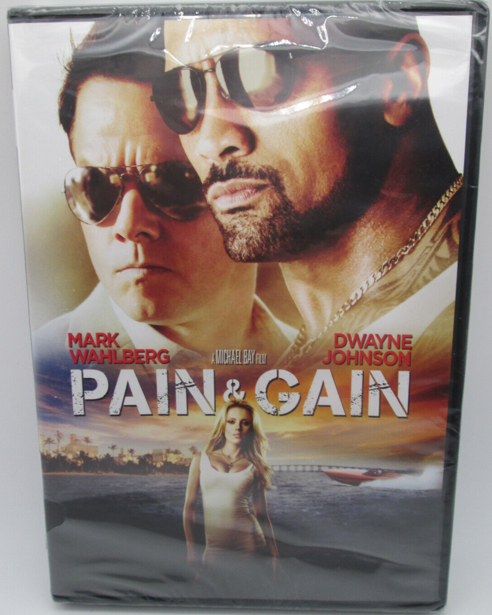 Pain and Gain (DVD) Dwayne Johnson, Mark Walberg NEW, ships next