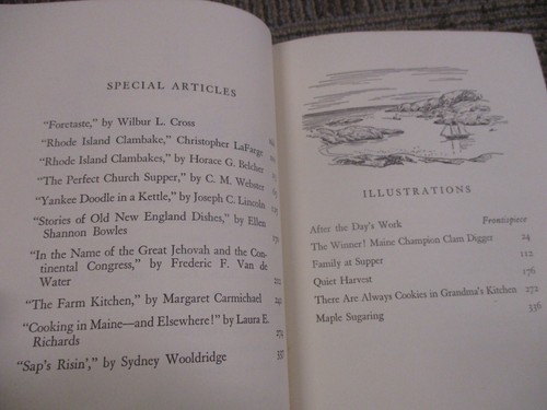 The New England Yankee Cookbook by Imogene Wolcott, 1939 Edition Hardcover - Picture 8 of 13