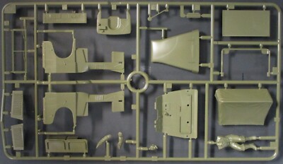 Tamiya 1/35th Scale US 6x6 Cargo Truck - Parts Tree D from Kit No. 35218