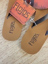 Las mejores ofertas en Sandalias de cuero de mujer Flojos y Flip