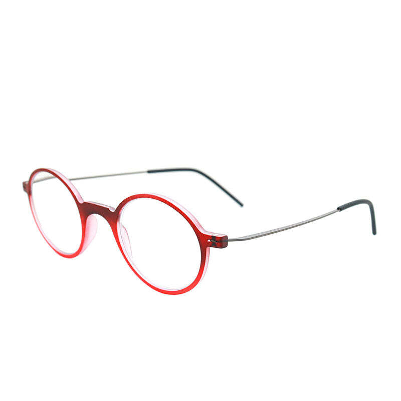 Retro Round Frame Reading Glasses PC Anti Blue Light