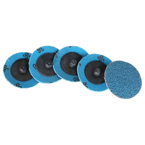 Molinillo de troquel de bloqueo de rollo de circonio disco de lijado cambio rápido 2 pulgadas 36 grano - Imagen 8 de 10